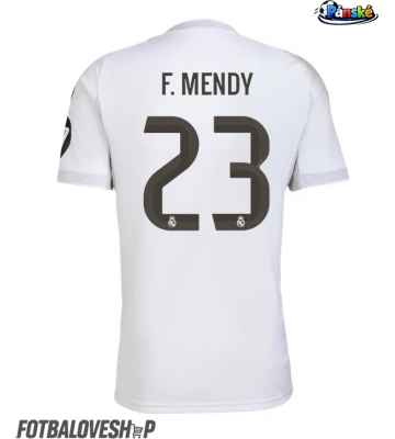 Real Madrid Ferland Mendy #23 Domácí Dres 2025-26 Krátký Rukáv